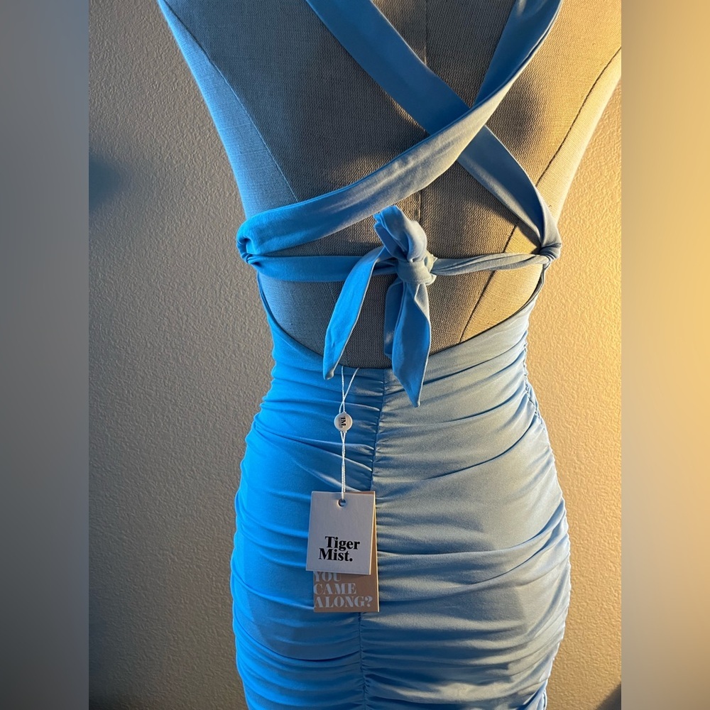 Tiger Mist Light Blue mini dress NWT 💙💙💙 - Picture 4 of 5